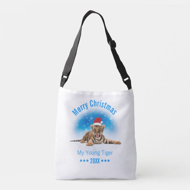 Sac Ajustable Joyeux Noël | Cadeau Young Tiger (Dos)