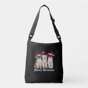 Sac Ajustable Joyeux Noël Cute Chat avec Père Noël