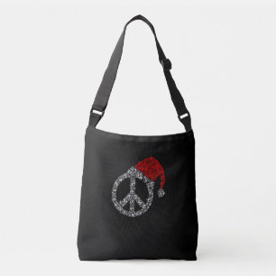 Sac Ajustable Joyeux Noël   Symbole hippie Casquette du Père Noë