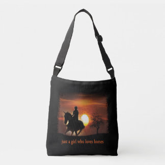 Sac Ajustable juste une fille qui aime les chevaux