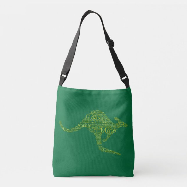 Sac Ajustable Kangourou fait en argot australien (Dos)
