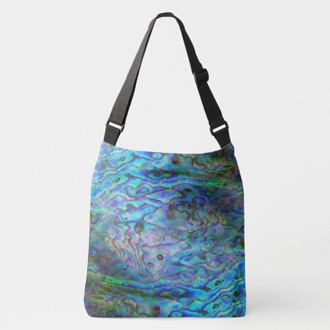 SAC AJUSTABLE KIWI NEW ZEALAND PAUA CROSSBODY BAG (Devant)