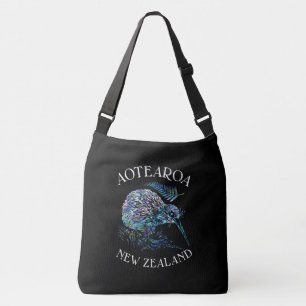 SAC AJUSTABLE KIWI NEW ZEALAND PAUA CROSSBODY BAG