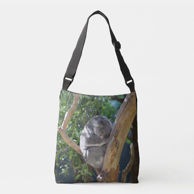 Sac Ajustable Koala endormi dans l'arbre Photo (Devant)