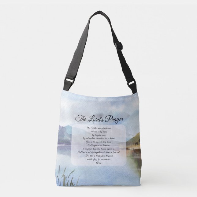 Sac Ajustable La prière du Seigneur traditionnel (Devant)