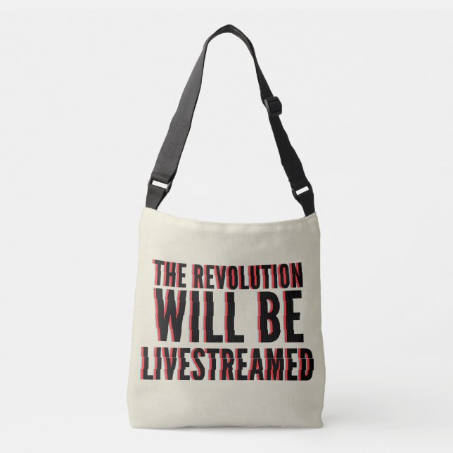 Sac Ajustable La révolution sera livestreamed (Devant)