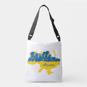 Sac Ajustable La typographie ukrainienne et l'oreille au blé sur
