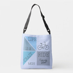 Sac Ajustable La vie de monogramme personnalisé est un tour fou