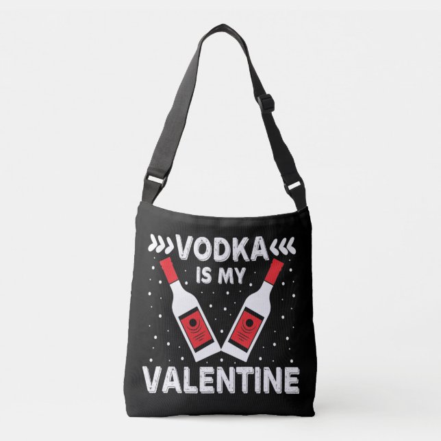 Sac Ajustable La Vodka est ma Saint Valentin (Devant)