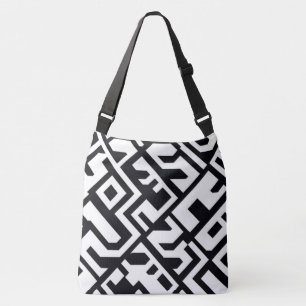 Sac Ajustable Labyrinthe noir et blanc
