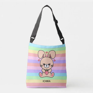 Sac Ajustable Lapin De Fraise De Kawaii Cute Strié