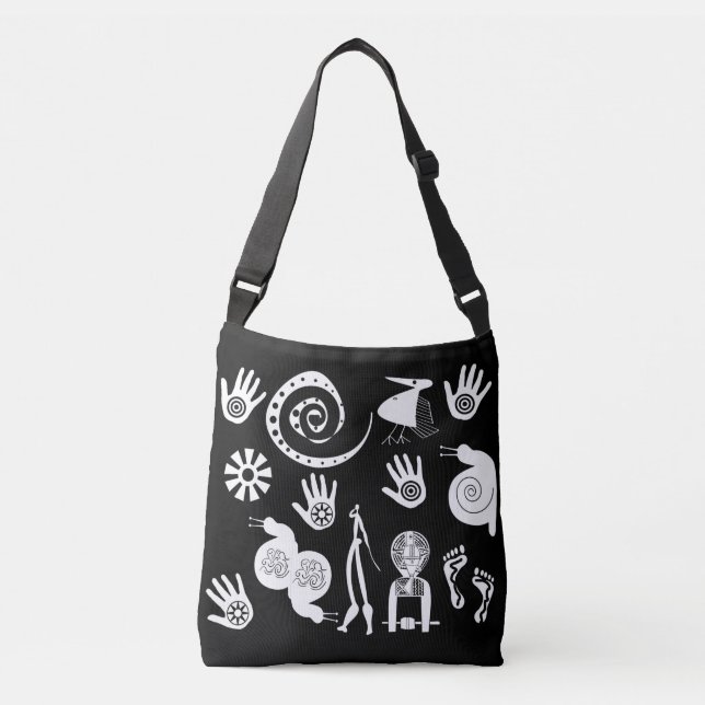Sac Ajustable L'art tribal africain Abstrait (Devant)