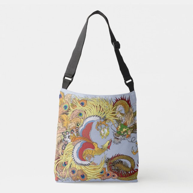 Sac Ajustable Le dragon chinois et le phoenix d'or (Devant)