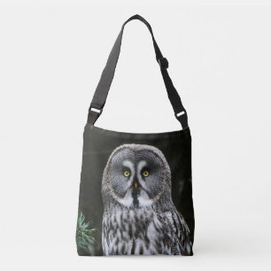 Sac Ajustable Le grand hibou gris cbcnm
