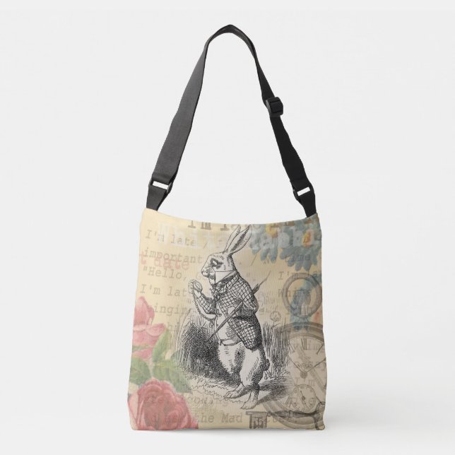 Sac Ajustable Le lapin blanc Alice au pays des merveilles (Devant)