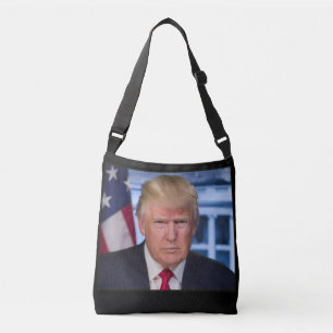 SAC AJUSTABLE LE PRÉSIDENT TRUMP ET LA FEMME MELANIA CROSSBODY B