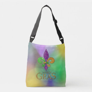 Sac Ajustable Le vert violet doré festif de SlipperyJoe sur le t