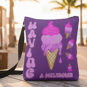Sac Ajustable Légende d'humeur drôle en rose violet