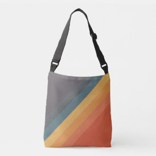 Sac Ajustable Les années 70 coloré 80s Retro Stripes