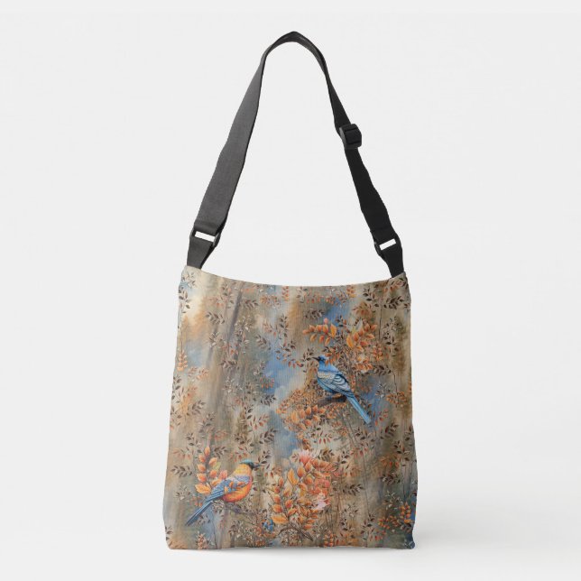Sac Ajustable Les grands arbres, les Feuilles de l'automne et le (Devant)