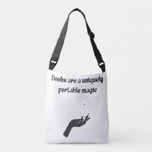 Sac Ajustable Les livres sont une magie noire unique et portable