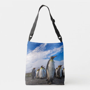 Sac Ajustable Les pingouins marquent le ciel bleu