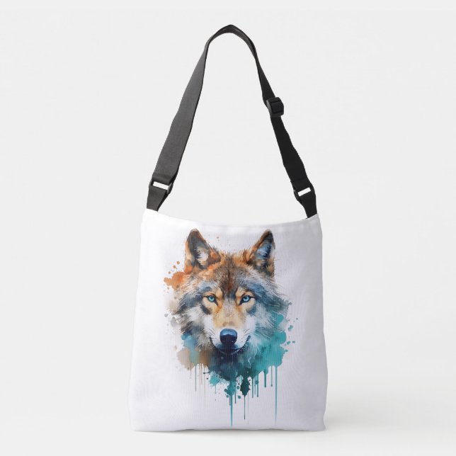 Sac Ajustable L'Esprit du loup : La puissance et la grâce du lou (Devant)