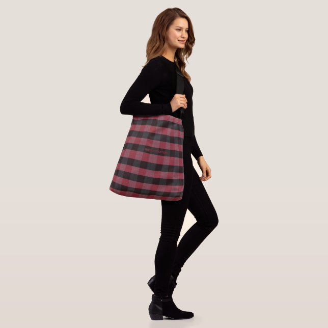 Sac Ajustable Levito Plaid (Sur le modèle)