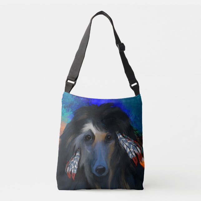 Sac Ajustable Lévrier afghan    (Devant)