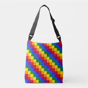 SAC AJUSTABLE LGBT À DAMIERS MOTIF