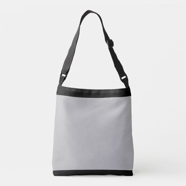 Sac Ajustable Lignes verticales élégantes en noir et argent (Dos)