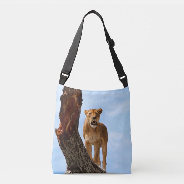 Sac Ajustable Lionesse. Afrique Serengeti (Devant)