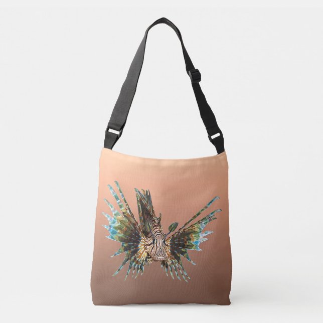 Sac Ajustable Lionfish - Conception Abstraite - Découpé d'une ph (Devant)