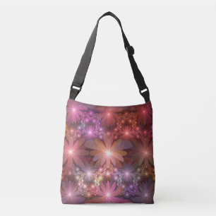 Sac Ajustable Lit De Fleurs Coloré Brillant Art Fractal Abstrait