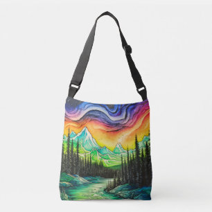 Sac Ajustable Lumières du Nord colorées