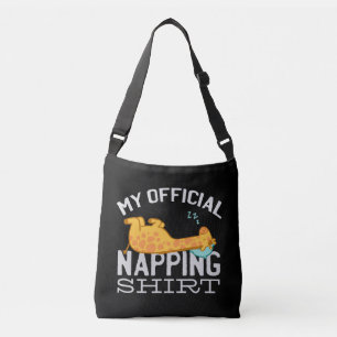Sac Ajustable Ma chemise de sieste officielle - Giraffe endormie