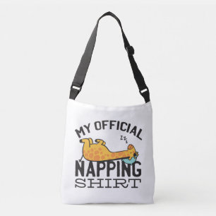 Sac Ajustable Ma chemise de sieste officielle - Giraffe endormie