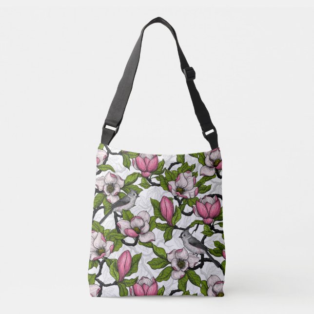Sac Ajustable Magnolia en floraison et tireur (Devant)