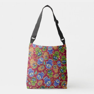 Sac Ajustable Main Hamsa - Main de Fatima coloré motif