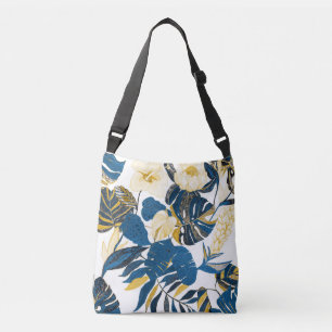 Sac Ajustable Main Tropicale tirée : Motif créatif sans couture