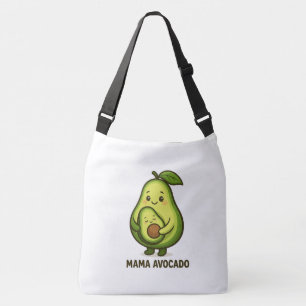 Sac Ajustable Mama Avocado avec bébé - Joli dessin animé