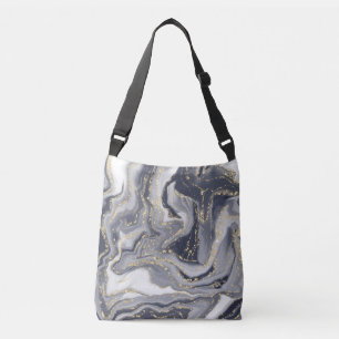 Sac Ajustable Marbled Gray, White and Gold