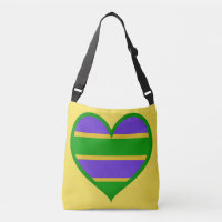 Mardi Gras Coeur rayé