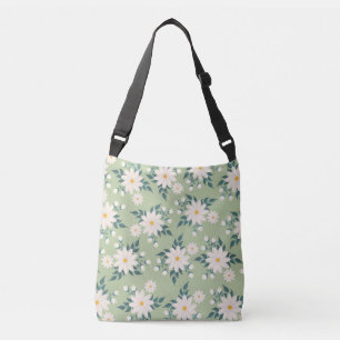 Sac Ajustable Marguerites sur l'Arrière - plan vert Pastel
