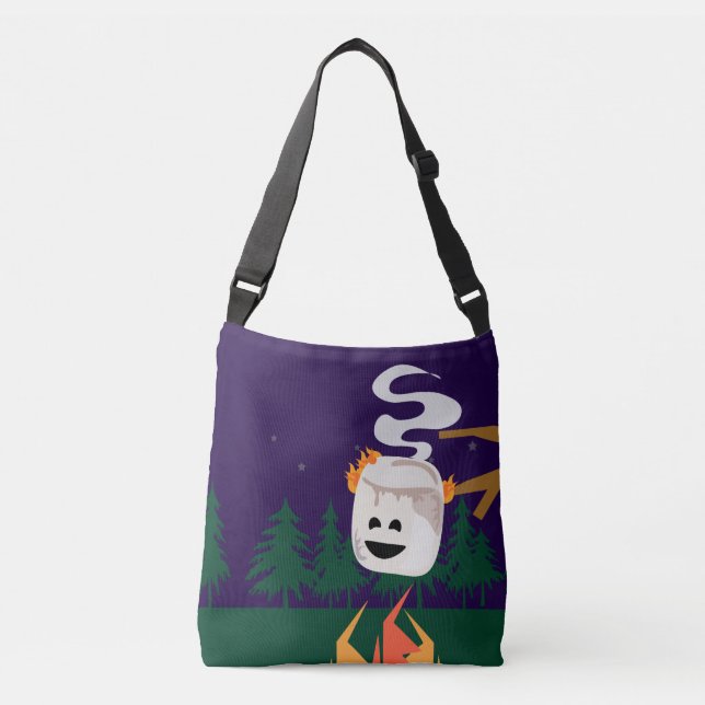 Sac Ajustable Marshmallow Campfire mignon dessin amusant (Devant)