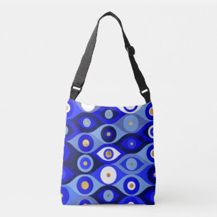 Sac Ajustable Mati Mataki grecque - Matiasma Evil Eye blues