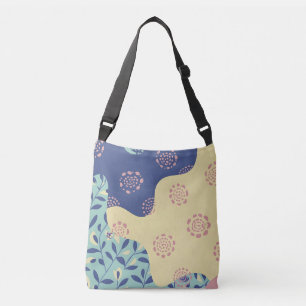 Sac Ajustable Média mixte bleu et jaune géométrique