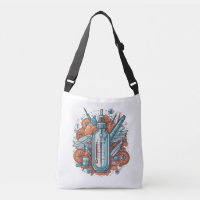 Medical Vial Art – Syringe & Pill Bottle Wings