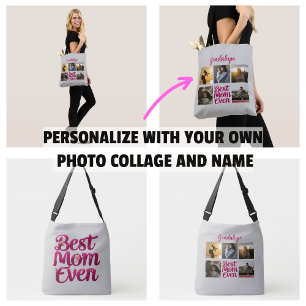 Sac Ajustable Meilleure Maman Collage Photo de Maman