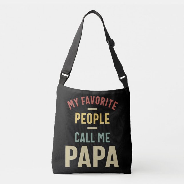 Sac Ajustable Mens Mes Favoris Appelez-Moi Papa Cadeau (Devant)